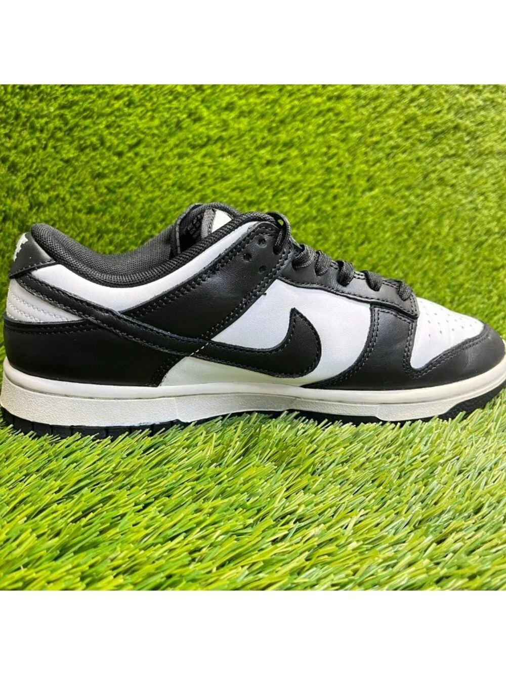 Nike Dunk Low Retro Mens Size 8 Black White Athletic Lifestyle Shoes Sneakers